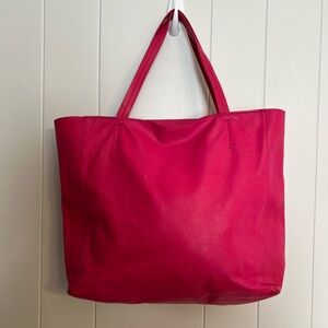 CELINE Horizontalkava Tote Bag‎ Pink Leather 100% authentic